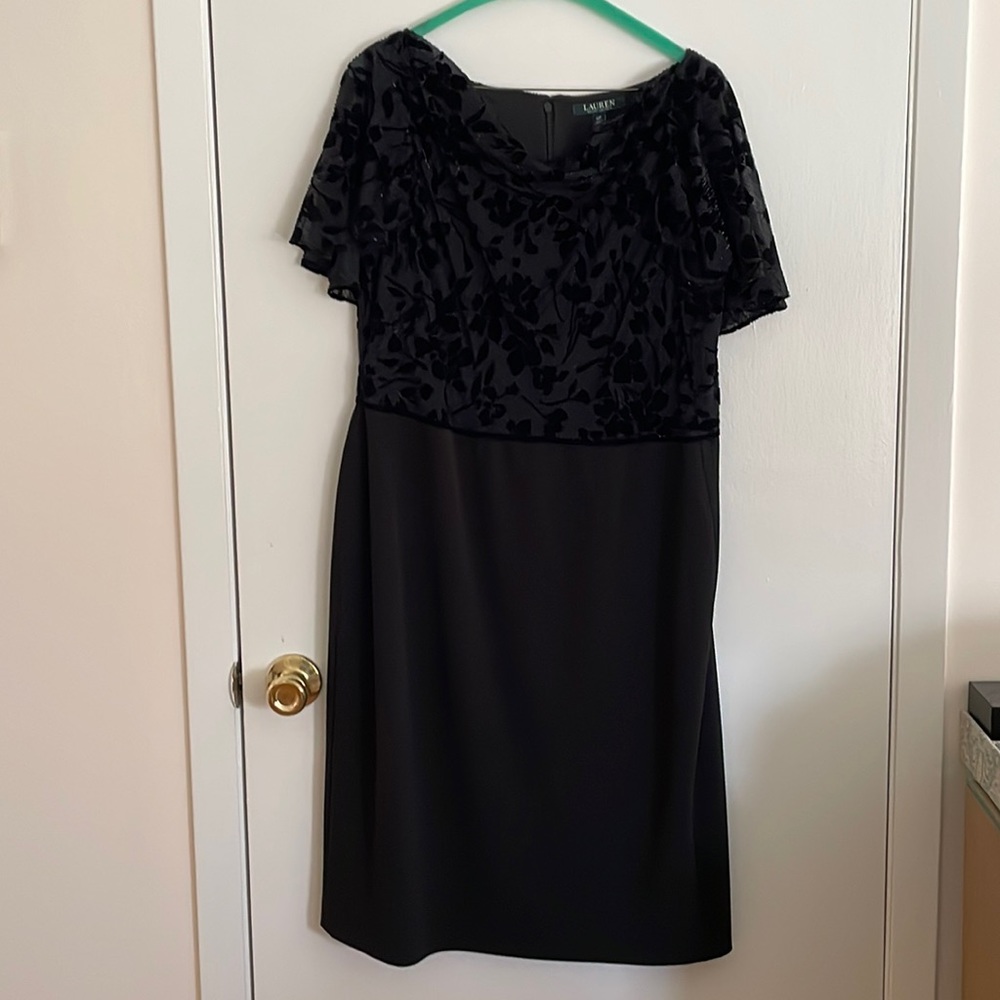 Lauren Ralph Lauren black dress size 16P